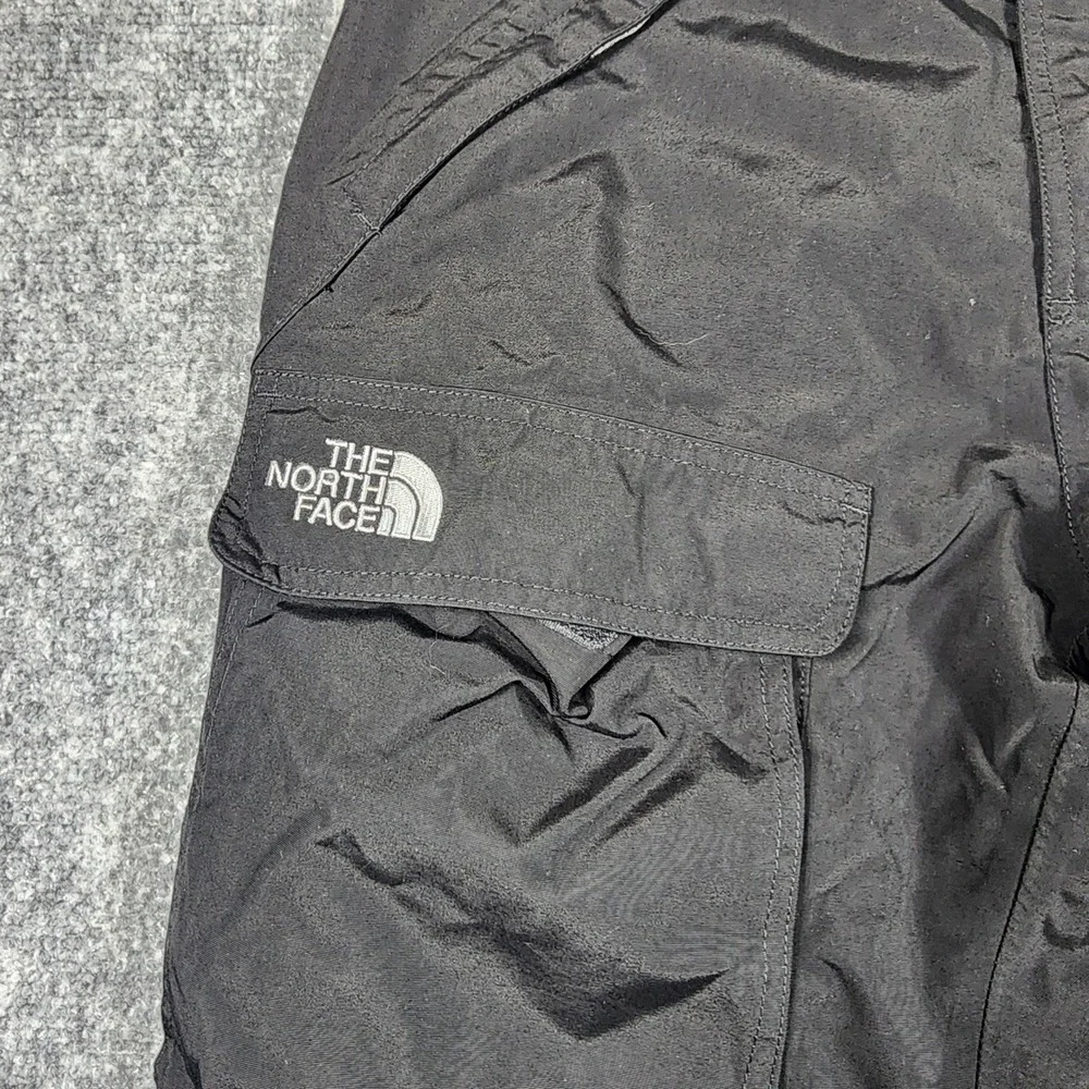 The North Face HyVent Snow Pants Black Waterproof Cargo Ski Snowboard Mens L